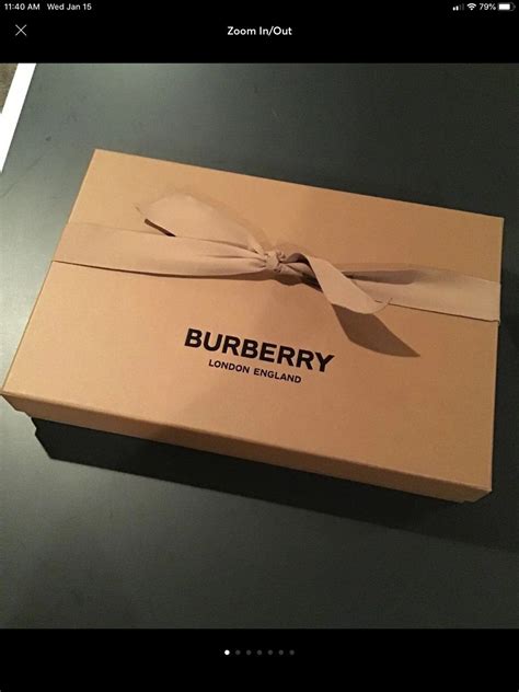 ebay burberry box|burberry gift box for sale.